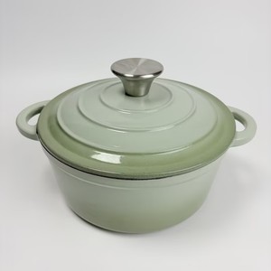 <span class=keywords><strong>Cocotte</strong></span> <span class=keywords><strong>en</strong></span> <span class=keywords><strong>fonte</strong></span> émaillée classique avec couvercle, antiadhésive, pour four, induction et gaz - Product Image 4