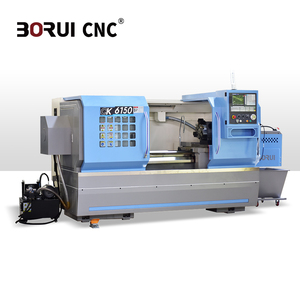 เครื่องกลึงซีเอ็นซีแบบเตียงยาว รุ่น CK6150 พร้อมหัวจับย้อนกลับ MT5 และเตียงเสริมสำหรับงานกลึงเพลาและสกรูตะเข้วยาว - Product Image 2