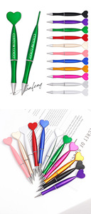 Customizable Logo Ballpoint <b>Pens</b> Hot Selling New Plastic with Big Heart Top for Students Valentine's Day <b>Gifts</b> - Product Image 3
