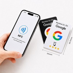 Etiqueta NFC de Acrílico Resistente NASNAK NFC-101704 para Tarjetas de Reseñas Sociales de Google y Pedidos en Restaurantes - Product Image 2