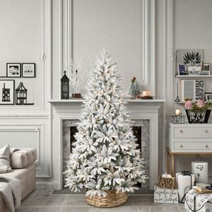 Árbol de Navidad Artificial de Alta Calidad con Base para Interior, Decoración Automática para Interiores, Espuma y Polvo de Nieve, Diseño 2026 - Product Image 1