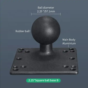 Rotule VESA 2.25 "100X100mm avec <span class=keywords><strong>support</strong></span> <span class=keywords><strong>de</strong></span> bras à double douille pour TV, <span class=keywords><strong>climatiseur</strong></span>, <span class=keywords><strong>support</strong></span> GPS montage mural - Product Image 2