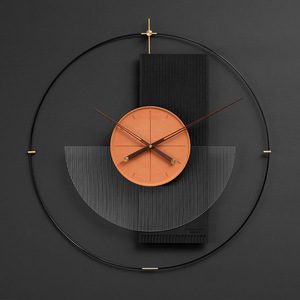 Nordic <b>Wall</b> <b>Clock</b> Round <b>Silent</b> Battery Powered Modern Living Room Decor Art - Product Image 4