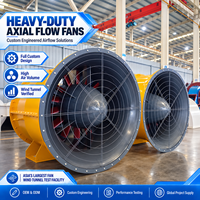Ventilateur axial haute efficacité pour l'évacuation de l'humidité dans les fours à briques céramiques et les usines de matériaux de construction, personnalisable