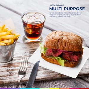 Idée cadeau papier de soie personnalisé en gros pâte de bois vierge 90 pièces/sac serviettes de Restaurant serviettes en papier publicitaire imprimé personnalisé - Product Image 6