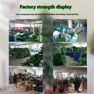 Alberi di Natale in PVC Personalizzabili 45-240cm con Supporto in Metallo, Luci LED, Impermeabili, a Batteria, per Interni, Foglie Realistiche - Product Image 5