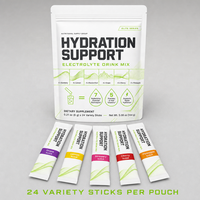 Sachets de mélange de boisson électrolytique pour le soutien de l'hydratation, avec vitamines B6 B12, pour la récupération énergétique après l'entraînement, certifiés GMP ISO, Marque Blanche, OEM ODM