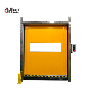 Cortina enrollable automática para puerta con cremallera <span class=keywords><strong>de</strong></span> PVC <span class=keywords><strong>de</strong></span> alta velocidad, reparación Manual resistente al viento para Taller <span class=keywords><strong>de</strong></span> alimentos <span class=keywords><strong>de</strong></span> Medicina <span class=keywords><strong>de</strong></span> plantas industriales - Product Image 2