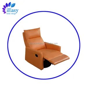 IEasy 불산 거실 가구 KD 낮은 MOQ 수동 흔들 및 회전 최고의 품질 안락 의자 의자 최고의 가죽 안락 의자 소파