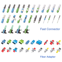 Conector de Fibra Óptica Monomodo 9/125 SC/APC/UPC, Diseño de Ensamblaje en Frío, FAC, FTTx, FTTH, Herramientas para Redes de Telecomunicaciones