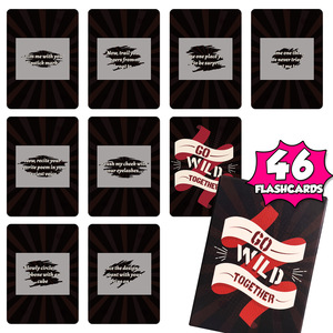 Jeu de cartes à gratter mystère rétro tendance <span class=keywords><strong>pour</strong></span> couples, 46 coupons coquins <span class=keywords><strong>pour</strong></span> la nuit, jeu de société <span class=keywords><strong>pour</strong></span> la chambre à coucher après le coucher - Product Image 1