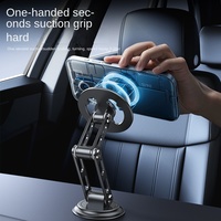Support de téléphone magnétique multifonctionnel pour voiture, fixation électrique double usage, universel pour tableau de bord et grille d'aération, support de navigation stable