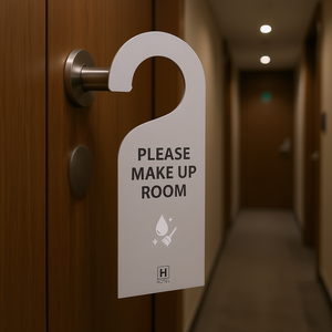 H Hotel - Gancho Metálico Resistente para Puerta de Habitación con Letrero de Limpieza y Pedidos - Product Image 3