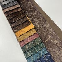 Vente en gros 100% polyester dacron canapé tissu d'ameublement colle gaufré velours hollandais impression pour la décoration intérieure voitures technique tricotée