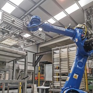 Brazo de robot de <span class=keywords><strong>6</strong></span> ejes YASKAWA Motoman GP180 Robot de paletización automática 180kg Carga útil 2702mm Alcance Brazo de robot industrial con pinza - Product Image 5