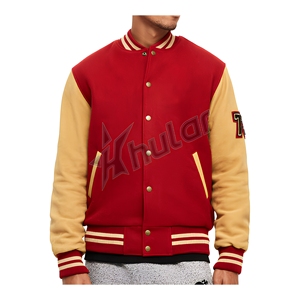 Blousons universitaires d'hiver personnalisables pour hommes en mélange laine/viscose avec options de logo brodé (dos, manches, devant) – Vente en gros - Product Image 1