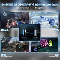 ATTACK SHARK R82 HE Ultra Fast Response Keyboards 5 Layer Sound Optimizing South Facing RGB Backlit Type C Wired Laptop Gaming