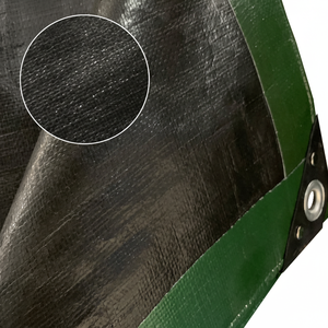 Weatherproof Eco-Friendly Tear-Resistant Poly Tarpaulin Camping <b>Tent</b> Cover Heavy Duty UV Protection Double Faced Size Options - Product Image 1