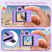 Fournisseur d'appareils photo pour enfants en vrac Appareil photo numérique portable amusant pour enfants Batterie 1.3 pouces 300mAh Enregistreur jouet intelligent 64 Go max