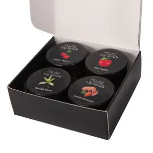 OEM Private Label Custom Logo Großhandel 100% Natural Vendor Peeling und feuchtigkeit spendend Vegan Organic Peeling Lip Scrub Set