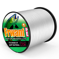 Ligne de pêche tressée en PE à 4 brins, ultra-robuste, écologique, durable, 300 m, 6-100 LBS, ligne flottante pour eau salée, lac, ruisseau