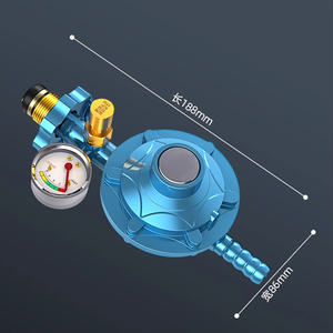 Marché philippin marché vietnamien vente chaude arrêt régulateur de gaz avec jauge basse pression usage domestique - Product Image 4