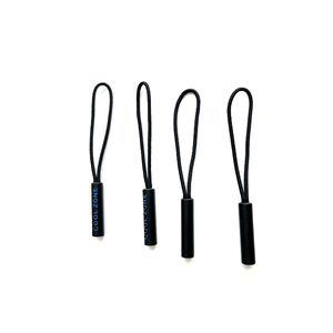 Bán Buôn Tùy Chỉnh Dập Nổi 3D Logo PVC Dây Kéo Puller Ưa Thích Thiết Kế Cao Su Cho Túi Xách Và Quần Áo Màu Đen Nhựa Dây Trượt Puller - Product Image 5