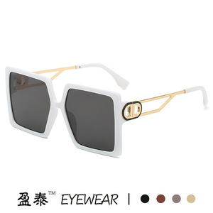 Yingtai Eyewear <b>Square</b> Frame <b>Sunglasses</b> UV400 Protection Unisex Fashion Design - Product Image 3