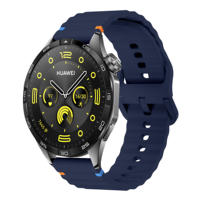 Bracelet en caoutchouc respirant de style moderne avec logo personnalisé pour montres Watch 7/6/5/4 et GT 5/4 – Plusieurs couleurs disponibles