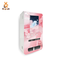 Distributeur de serviettes hygiéniques et de mini tampons mural Distributeur automatique de pièces de monnaie QR/Token Système de paiement Mini distributeur automatique gratuit Fournisseur