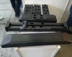 รองเท้าตีนตะขาบยางคุณภาพสูง รองเท้าตีนตะขาบยางสำหรับรถเครน แผ่นรองตีนตะขาบรถขุด แผ่นรองตีนตะขาบเหล็ก - Product Image 2