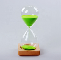 Horloge de sable décorative moderne, minuterie de sable 3 min 5min 15min 60min, sablier écologique fabriqué
