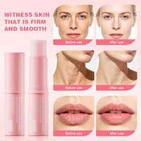 Stick multi-baume hydratant PDRN au collagène rose pour le visage, les yeux et les lèvres, anti-rides, lissant les ridules et raffermissant