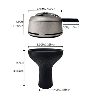 Модная квадратная силиконовая чаша с держателем для пепельницы - Product Image 2