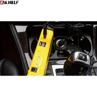 Batterie externe avec lampe torche LED pour démarrage d'urgence et recharge, kit de démarrage de voiture portable multifonctionnel