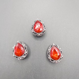 Porte-clés en alliage électroplaqué avec strass en forme de goutte d'eau, accessoire de bijouterie DIY, sangle pour téléphone portable - Product Image 2