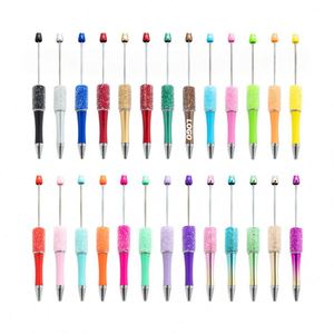 DIY Beaded Ballpoint <b>Pens</b> with Glittering Rhinestones, Multicolor Starry Design, Creative Craft Gift for All Ages - Product Image 1