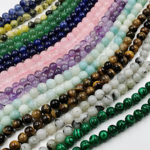 천연 크리스탈 Sodalite <span class=keywords><strong>Lapis</strong></span> 8mm 라운드 구슬 아마 조 스톤 보석 느슨한 스트랜드 16 "에너지 치유 비즈 보석 만들기 - Product Image 6