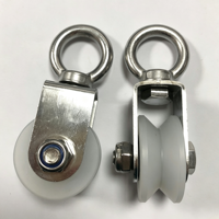 Kit de roulettes de portail à double roulement robuste avec support à rainure en V en acier galvanisé certifié CE pour extérieur, OEM disponible, emballé