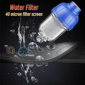 1/2 "tái sử dụng trầm tích lọc nước, 316 thép không gỉ lưới màn hình 40μm lọc, lọc nước cho máy giặt - Product Image 3