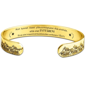 Braccialetti Personalizzati in Acciaio Inossidabile <span class=keywords><strong>con</strong></span> Incisione Laser, Testo e Immagine Personalizzati, Rigidi, Oro e <span class=keywords><strong>Argento</strong></span>, per Uomo - Product Image 3