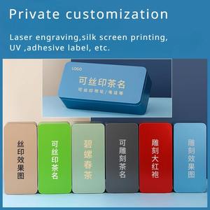 235*110*70mm logotipo personalizado retangular lata caixa Metal Container para Tea Candy Biscuit alta capacidade café embalagem - Product Image 5