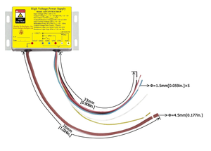 Module d'alimentation haute tension DC-DC de précision fermé AHV24V5KV1MAW (unité de conversion haute tension à gain de tension) - Product Image 2