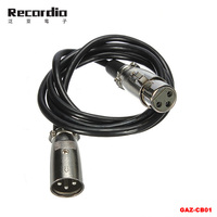 Kabel XLR 3 Pin GAZ-CB01 Male ke Female untuk Mikrofon Karaoke
