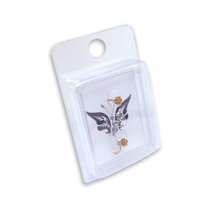 <span class=keywords><strong>Gaby</strong></span> Fashion - Nueva Oferta: Bolsa de Terciopelo para Joyería, Caja Transparente para Guardar Anillos de Nariz y Pendientes de Peluche - Product Image 5