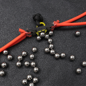 Piaoyu Nuevo Juego de 5 Piezas de Anillos de Tracción con Bola de Goma, Accesorios para <span class=keywords><strong>Tirachinas</strong></span>, Banda Elástica con Diseño Magnético para Atraer Bolas de Acero - Product Image 4