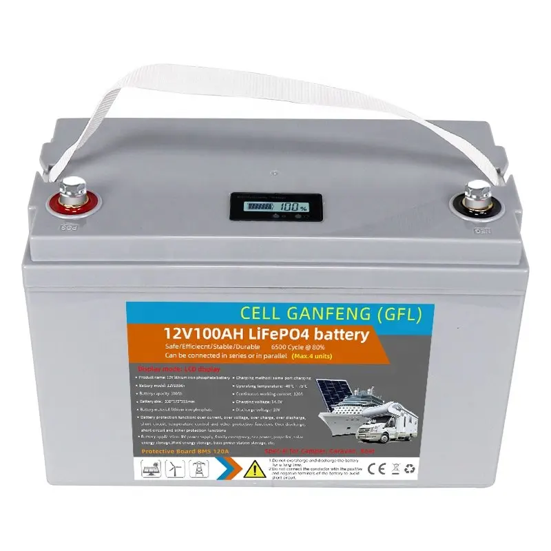 OEM/ODM Solar RV Marine Lifepo4 12V 100ah Lithium batterie zu Blei-Säure-Batterie