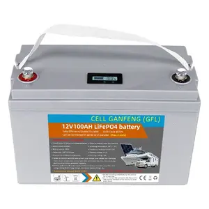 Oem/odm rv surya lifepo4 laut 12v 100ah baterai lithium untuk baterai asam timbal