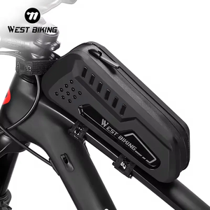 WEST BIKING – sac de Tube supérieur de vélo d'une capacité de 1,5 l, imperméable, Flexible, sac de cadre rigide, matériau écologique, sac avant de vélo - Product Image 1