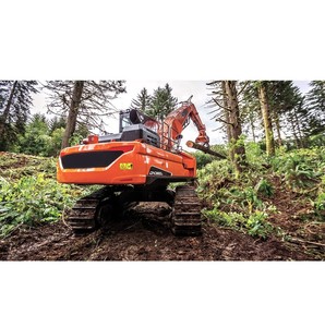 Chargeur de grumes forestières DEVELON DX380LL-5 de 51,5 tonnes, chargeur de bois, machinerie forestière pour les opérations de manutention forestière et de bois - Product Image 4